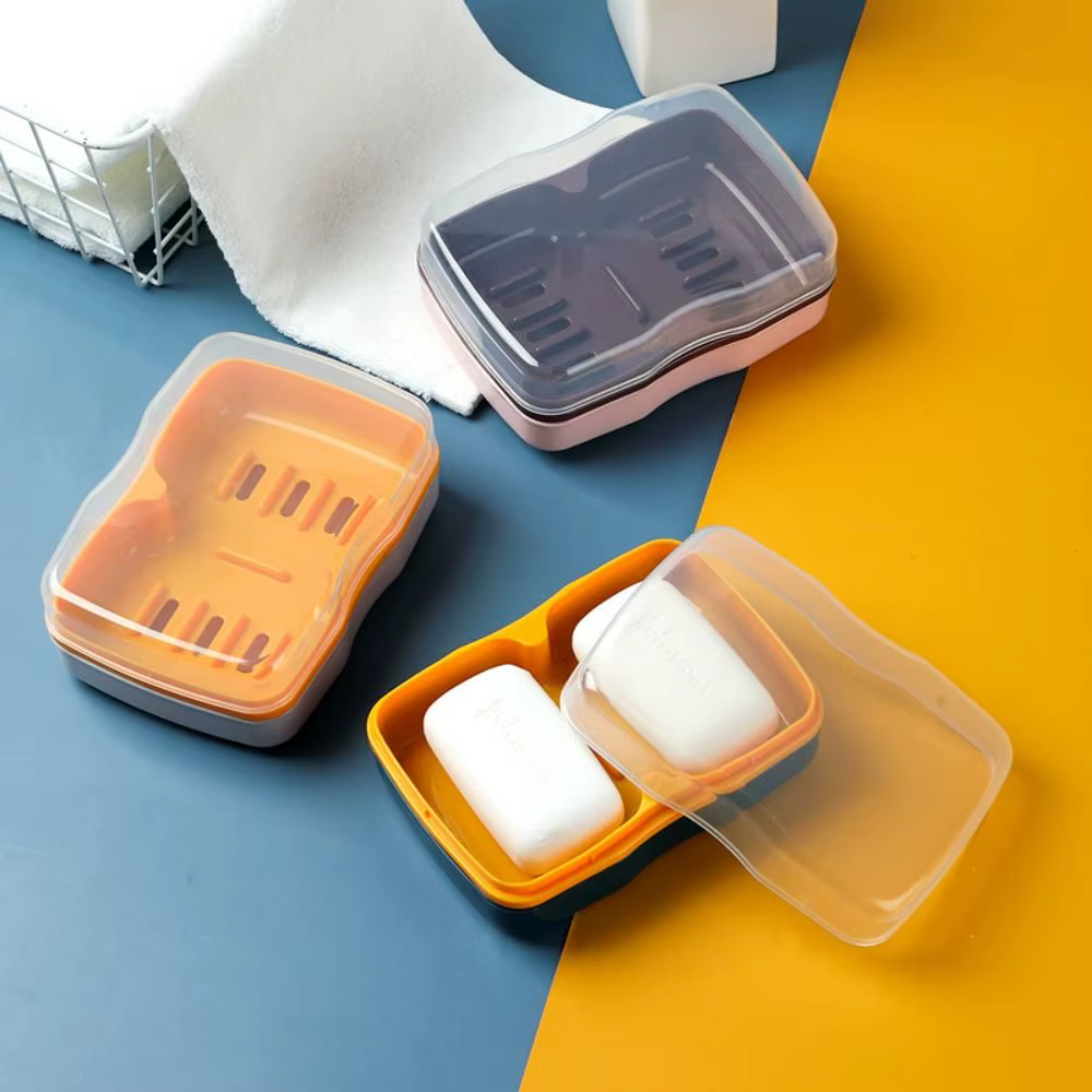 Porte-shampoing portable à compartiment pour touristes de grande capacité, porte-bar Regina HOShower avec couche de proximité