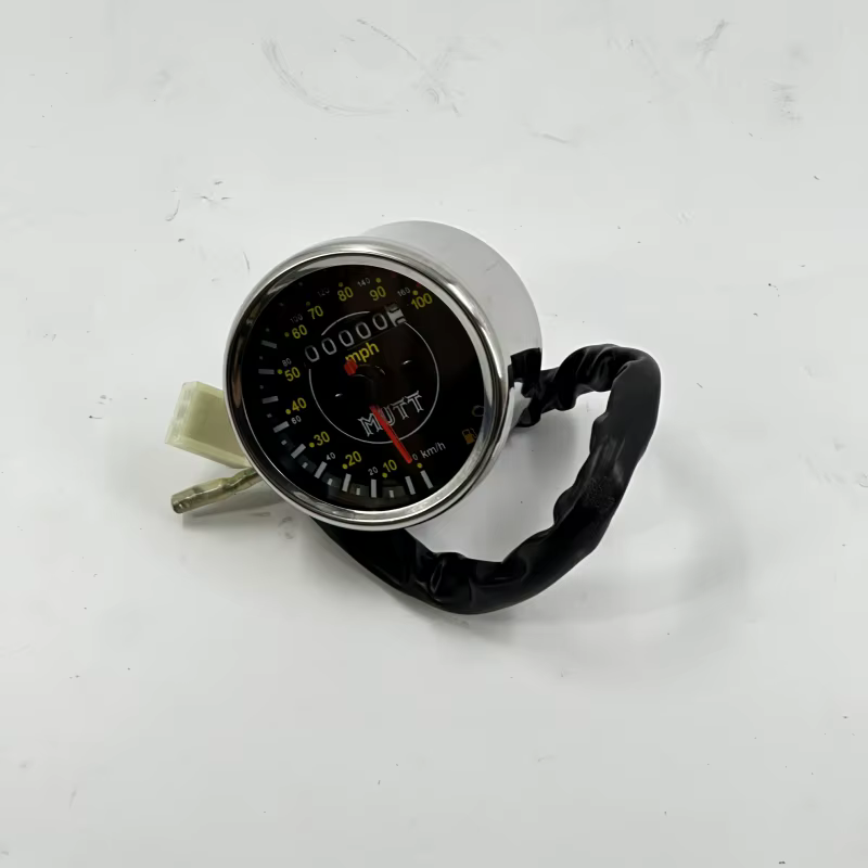 SPEEDOMETER de moto-chromé-MPH pour pièces d'origine de moto MUTT MPT-0280