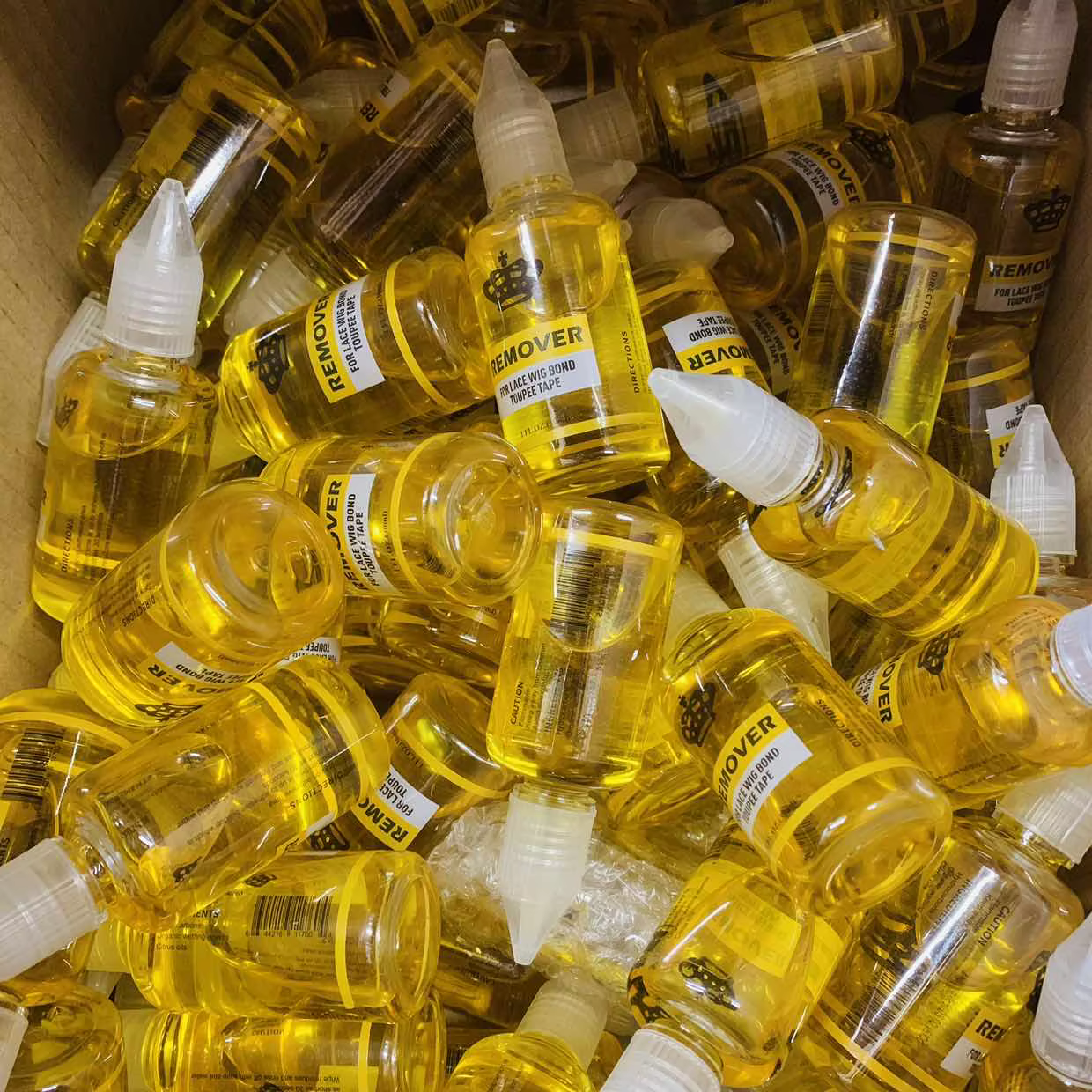 Dissolvant de colle adhésive pour Extensions de cheveux