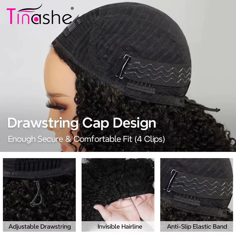 Tinashe crépus bouclés demi perruque Flip Over