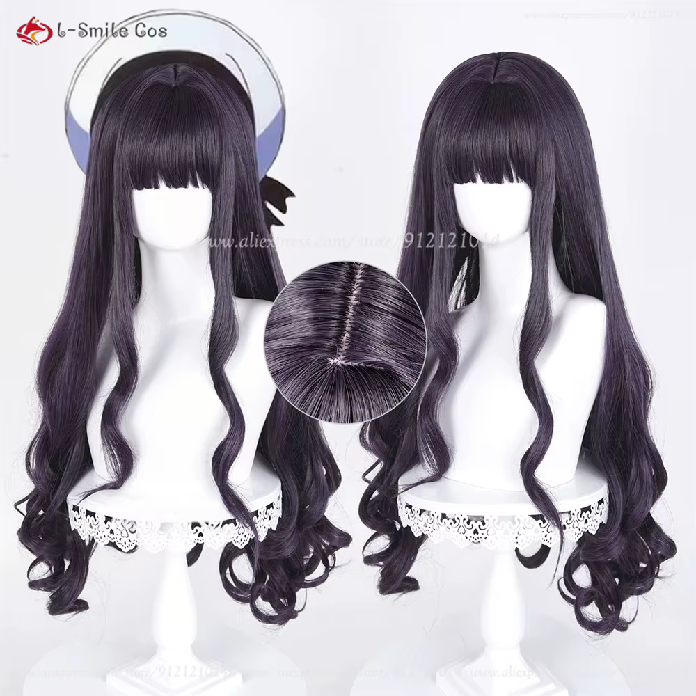 Perruque de Cosplay synthétique Tomoyo Daidouji