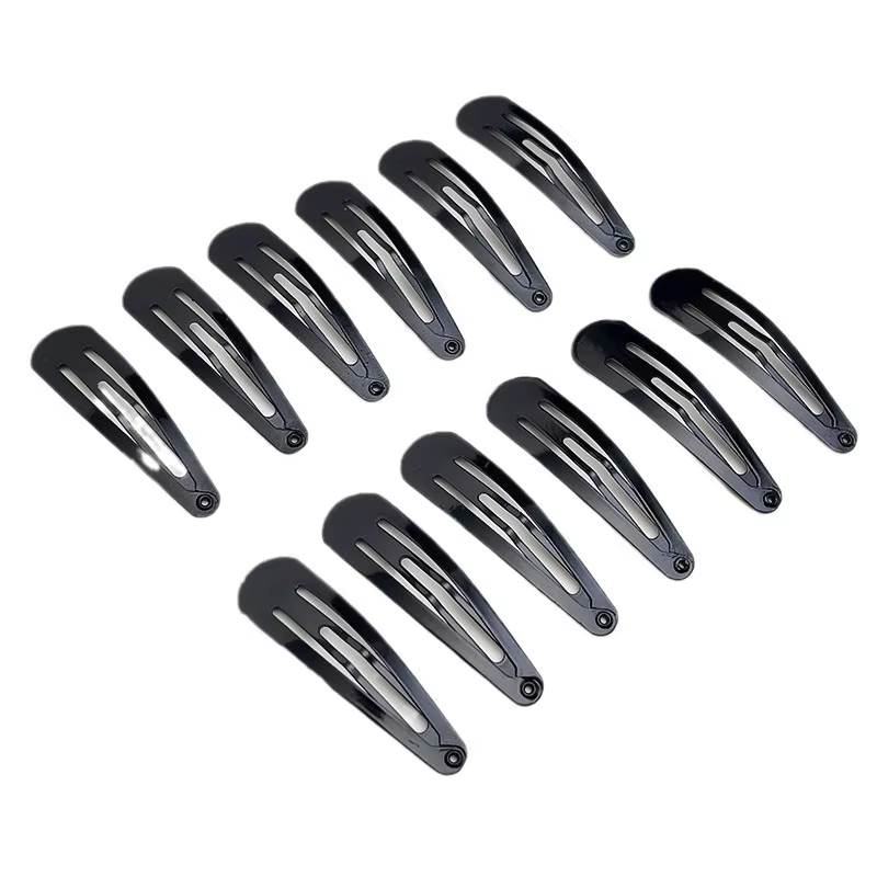Paquet de 40 pinces à cheveux noires 1.92 pouces adultes enfants accessoires