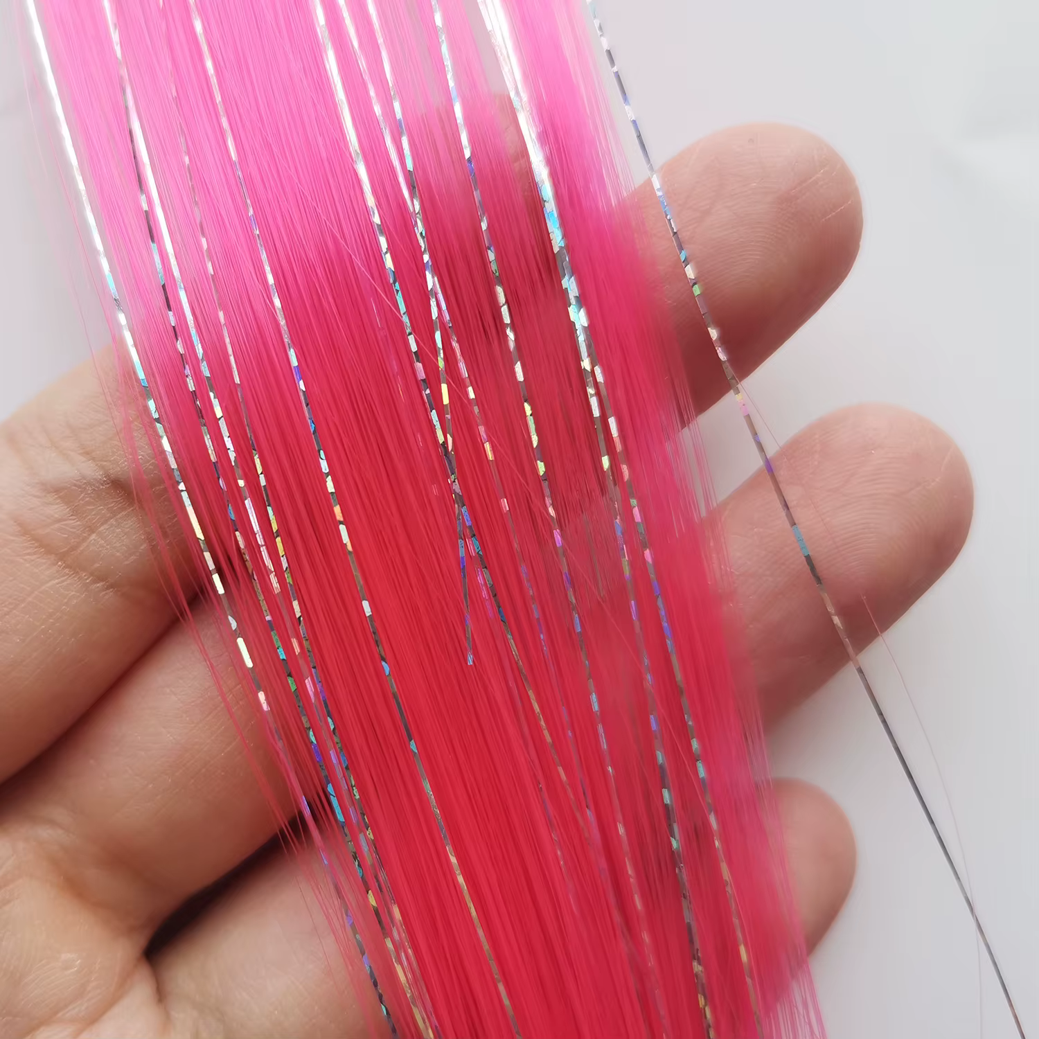 Extensions capillaires synthétiques à clips pour filles