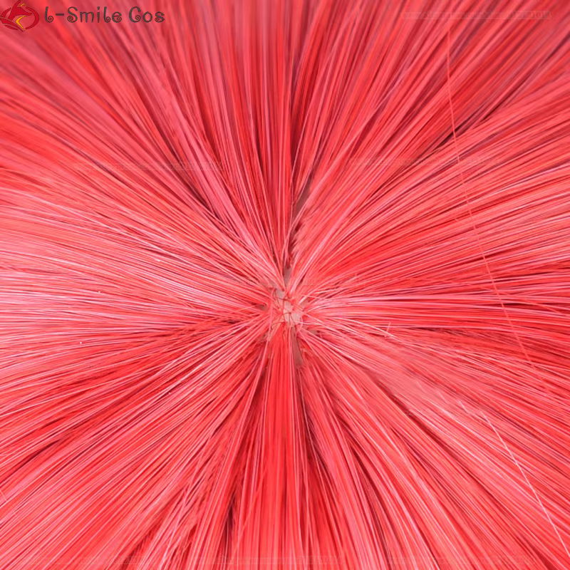 Anime Kita Ikuyo Cosplay perruque 50 cm court rouge