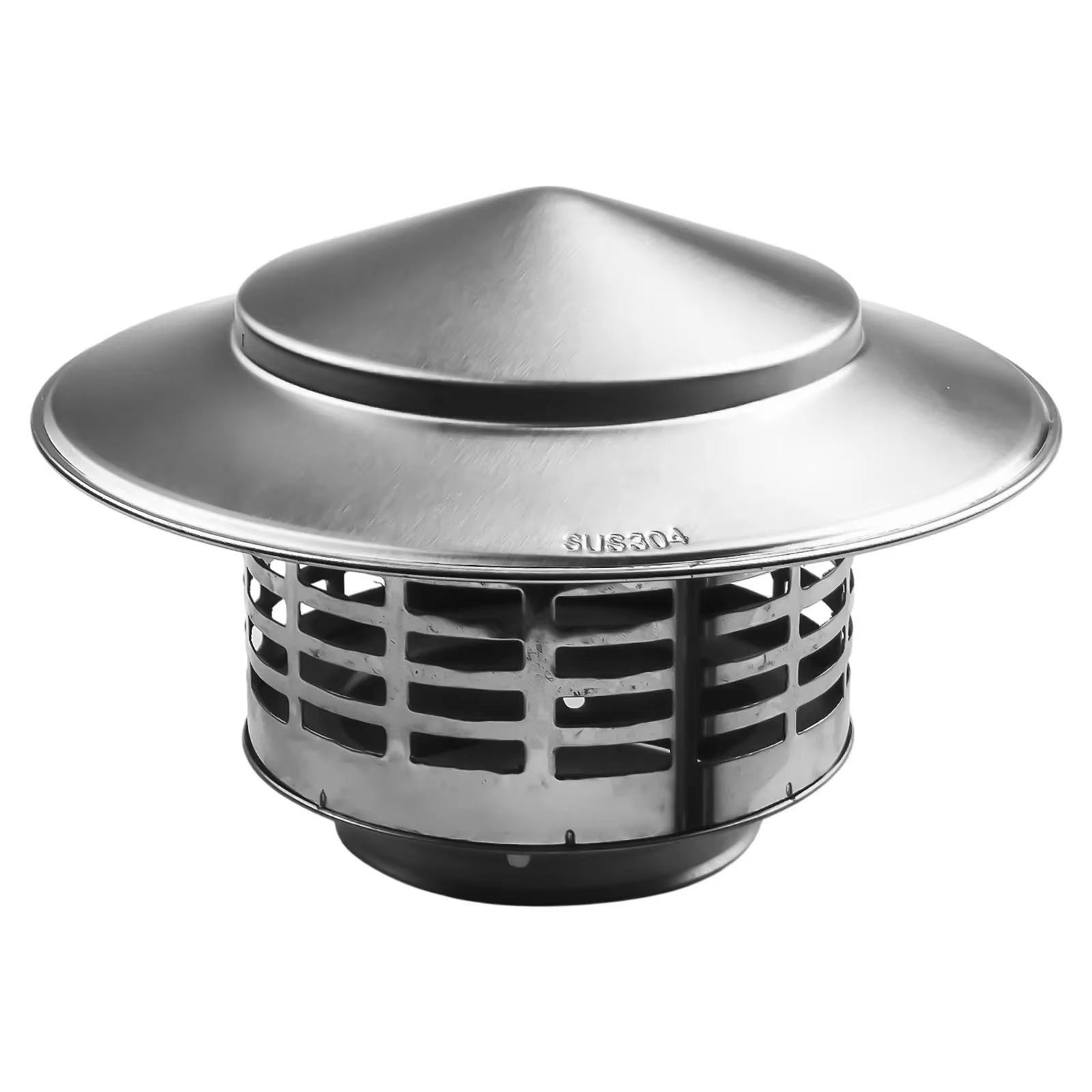 Capuchons flacon d'air en acier inoxydable, capuchon de sortie extérieure, tuyau de toit, conduit de ventilation, tendance