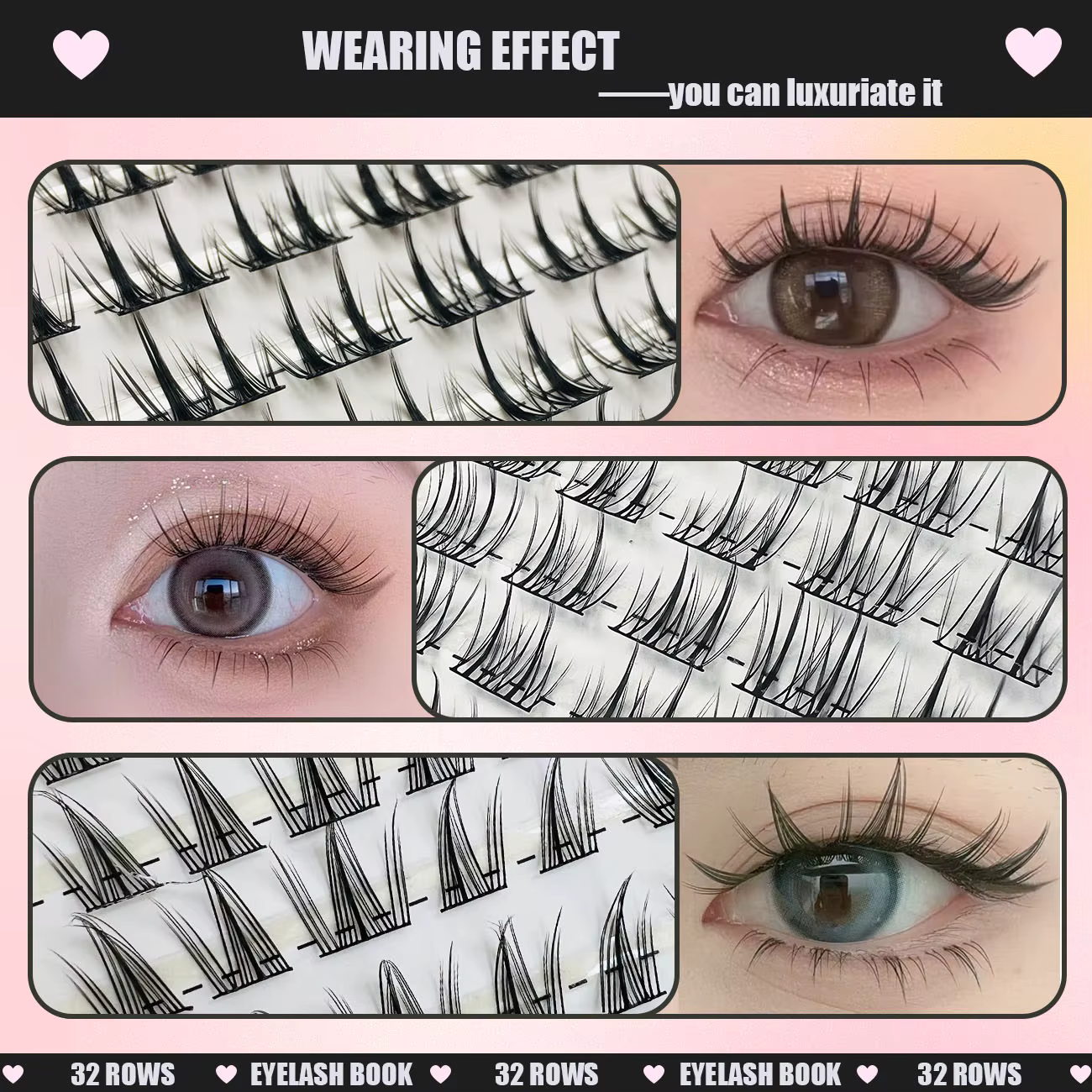 Extensions de Cils Double Blé