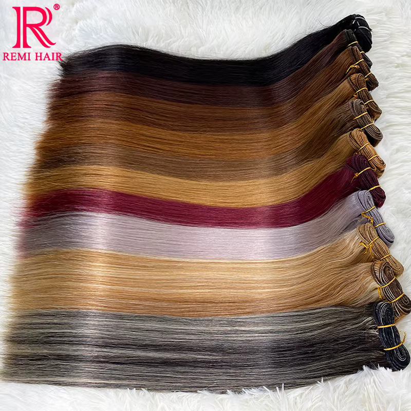 Extensions de cheveux naturels 100 % humains REMI pour femmes