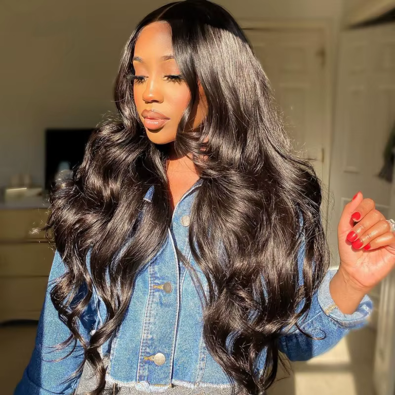 Ultraviolet 600 Middle Part Long Hair