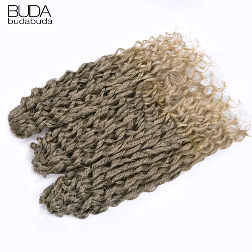 22 « Jessica Hair Deep Wavy Twist Synthetic Crochet