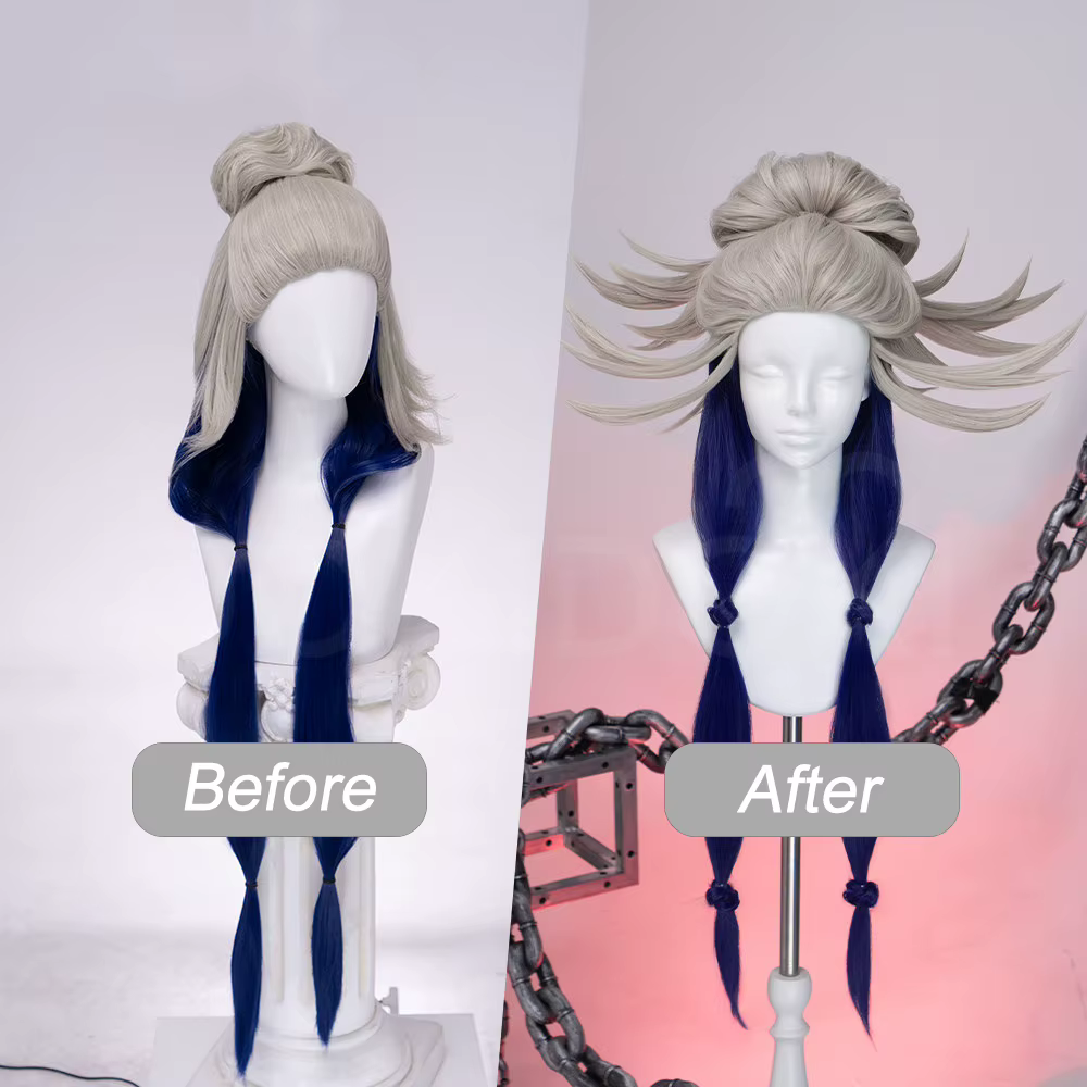 Perruque de Cosplay Anime Tamsy Caines