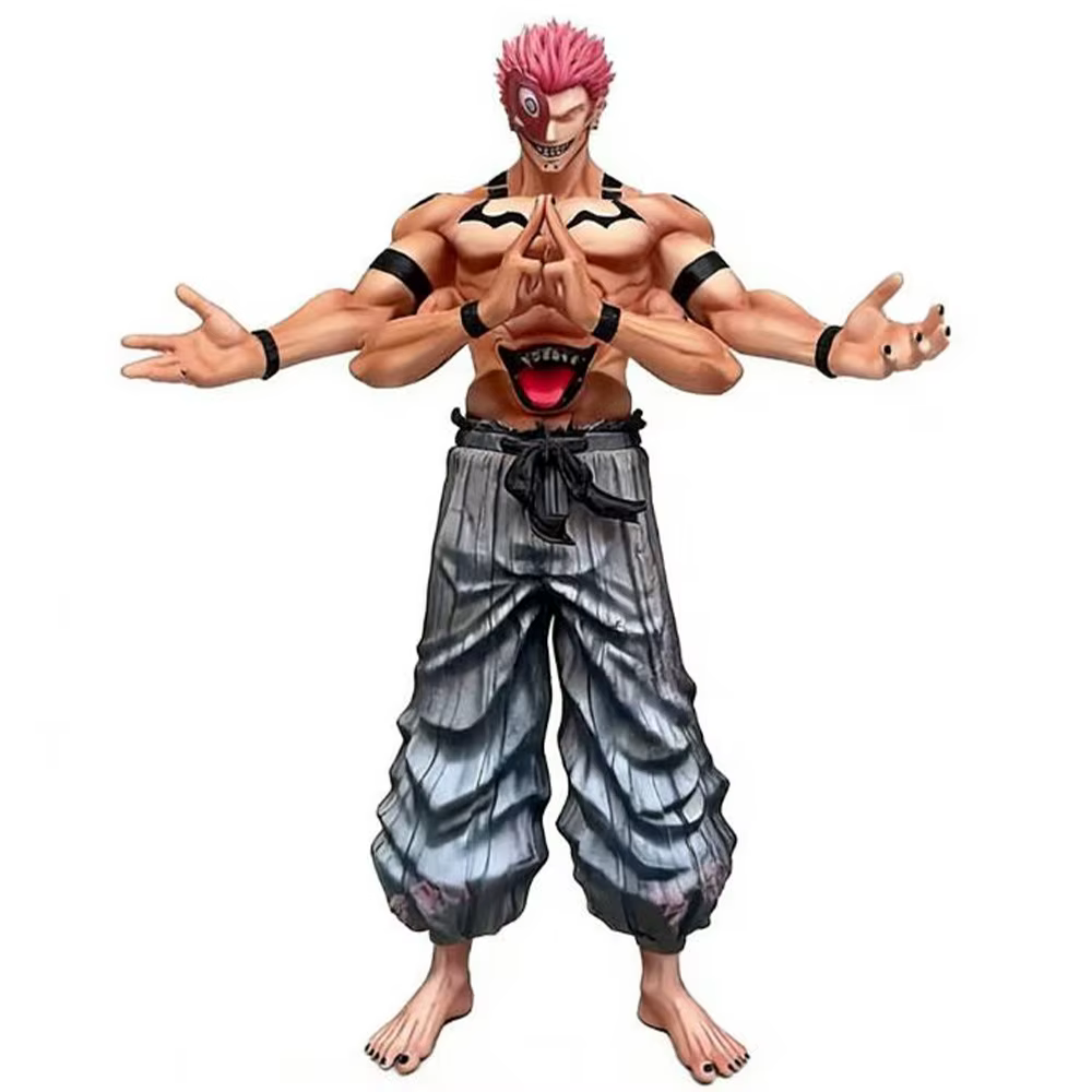 Figurine Sukuna Ryomen Sukuna 20CM Anime Jujutsu Kaisen, Modèle de Golf sur Pied pour Bureau, Jouet de Collection, Ornements en PVC