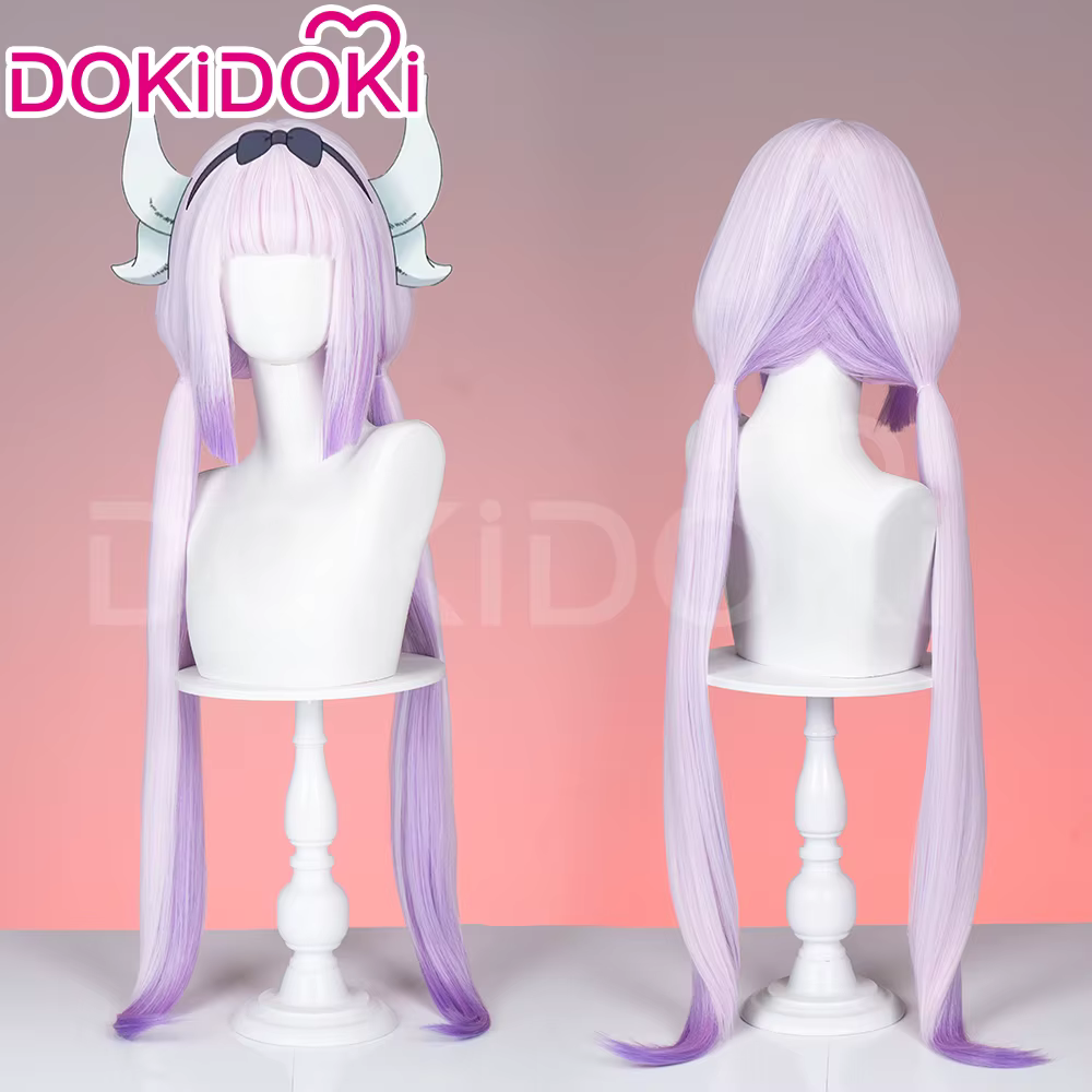 EN STOCK Kanna Tooru Ilulu perruque Anime Miss Kobayashi Dragon femme de chambre DokiDoki