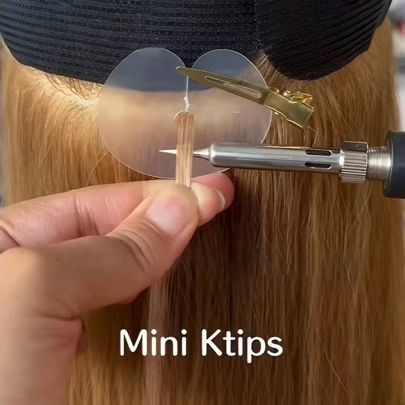 Fer à Extensions de Cheveux Numérique pour l'Installation de Mini Mèches KerBrian