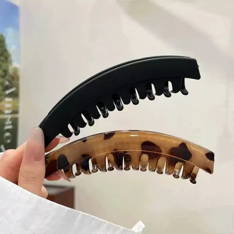 Pinces à cheveux couleur unie pince banane épingle