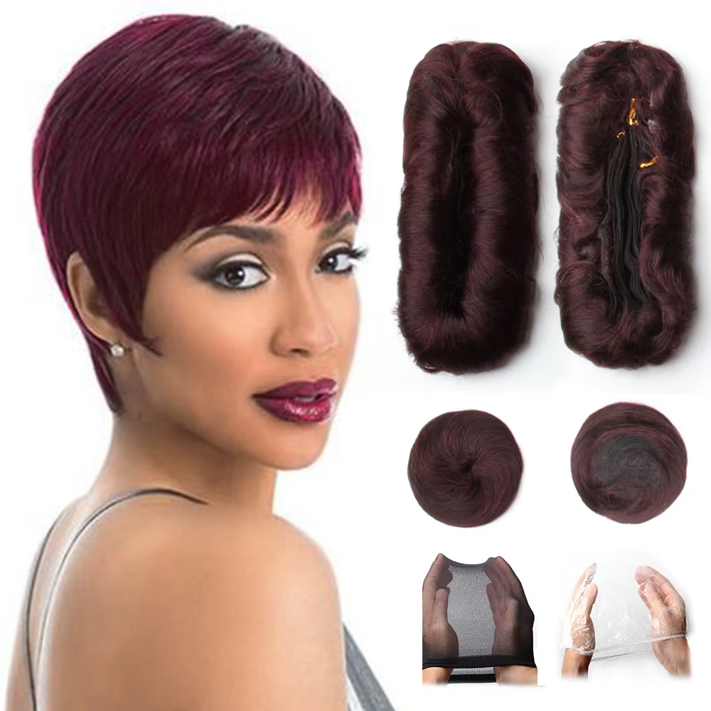 Tissage en lot brésilien naturel bouclé ombré avec Closure