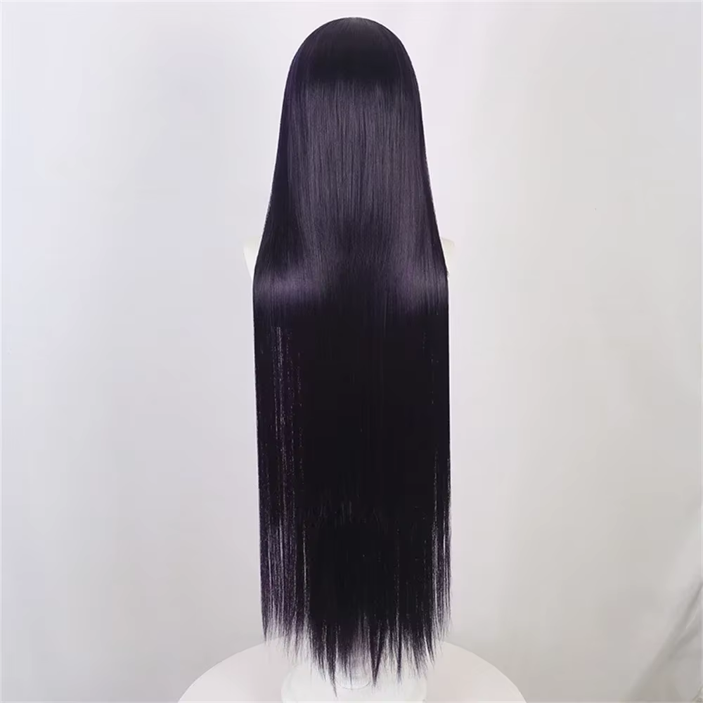 Perruque de Cosplay Anime Hinata Hyuuga bleu foncé