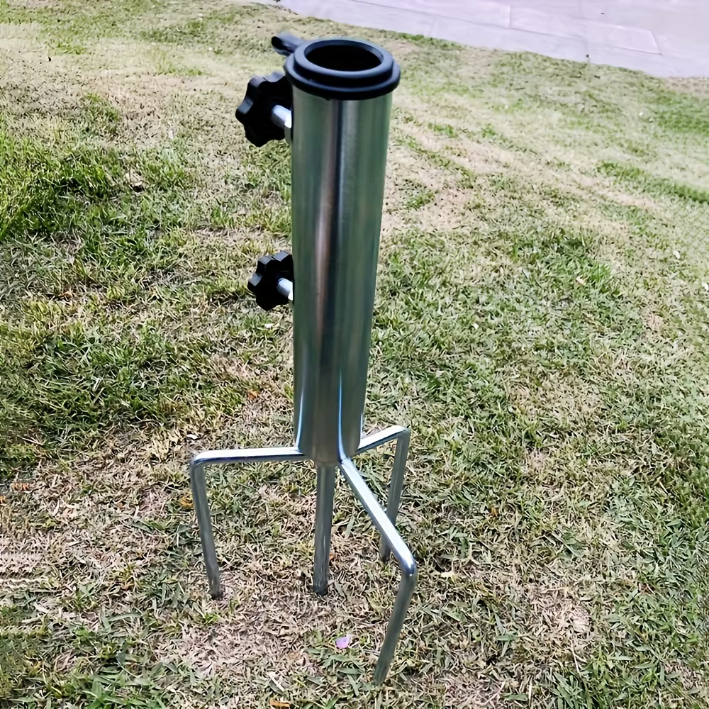 Structure de tente de camping avec piquets de fixation au sol - Une structure robuste adaptée pour la terrasse, le jardin, la plage et l'extérieur.
