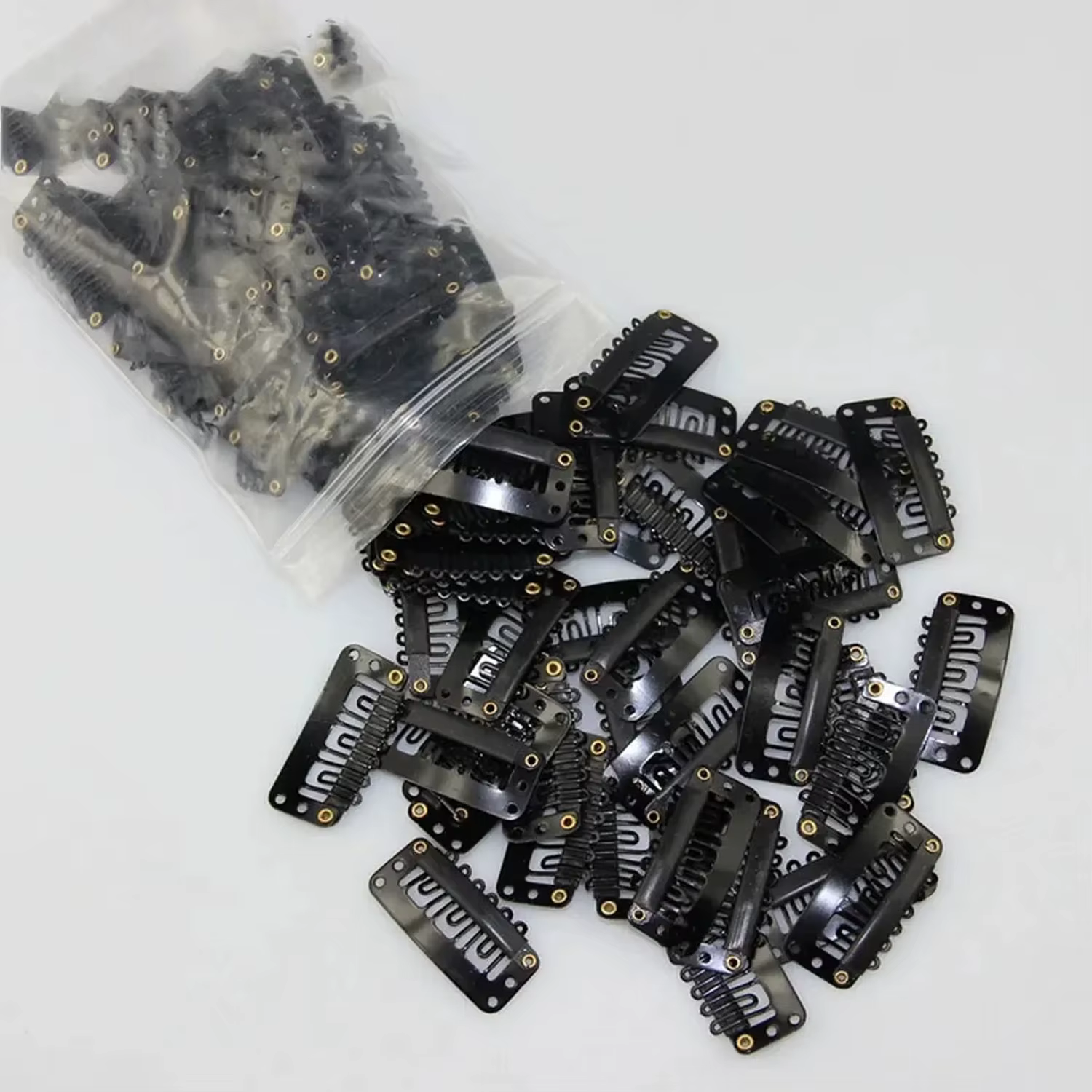 Clips pour extensions de cheveux 2.3/2.8/3.2cm