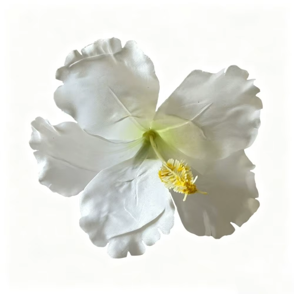 Pince à cheveux fleur d'hibiscus artificielle