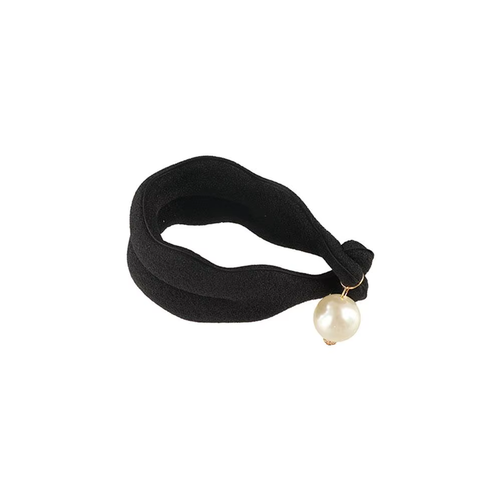 Perle coiffure torsion fabricant cheveux disque beignet facile grand anneau