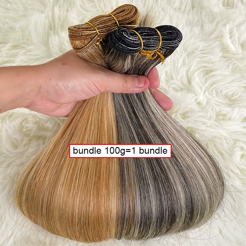 Extensions de cheveux naturels 100 % humains REMI pour femmes