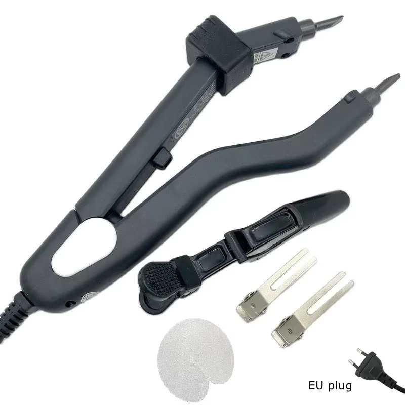 Pinces d'extension de cheveux à pointe chauffante-fer chaud pour connecteurs de machines