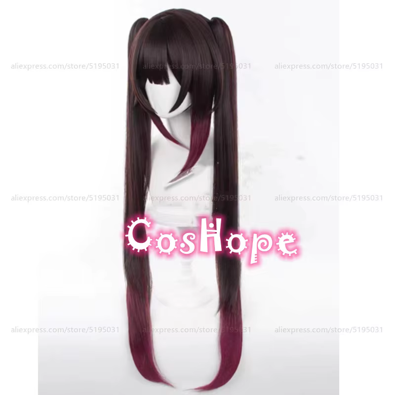 Perruque de Cosplay Synthétique de Style Zigzag de 90cm de Long