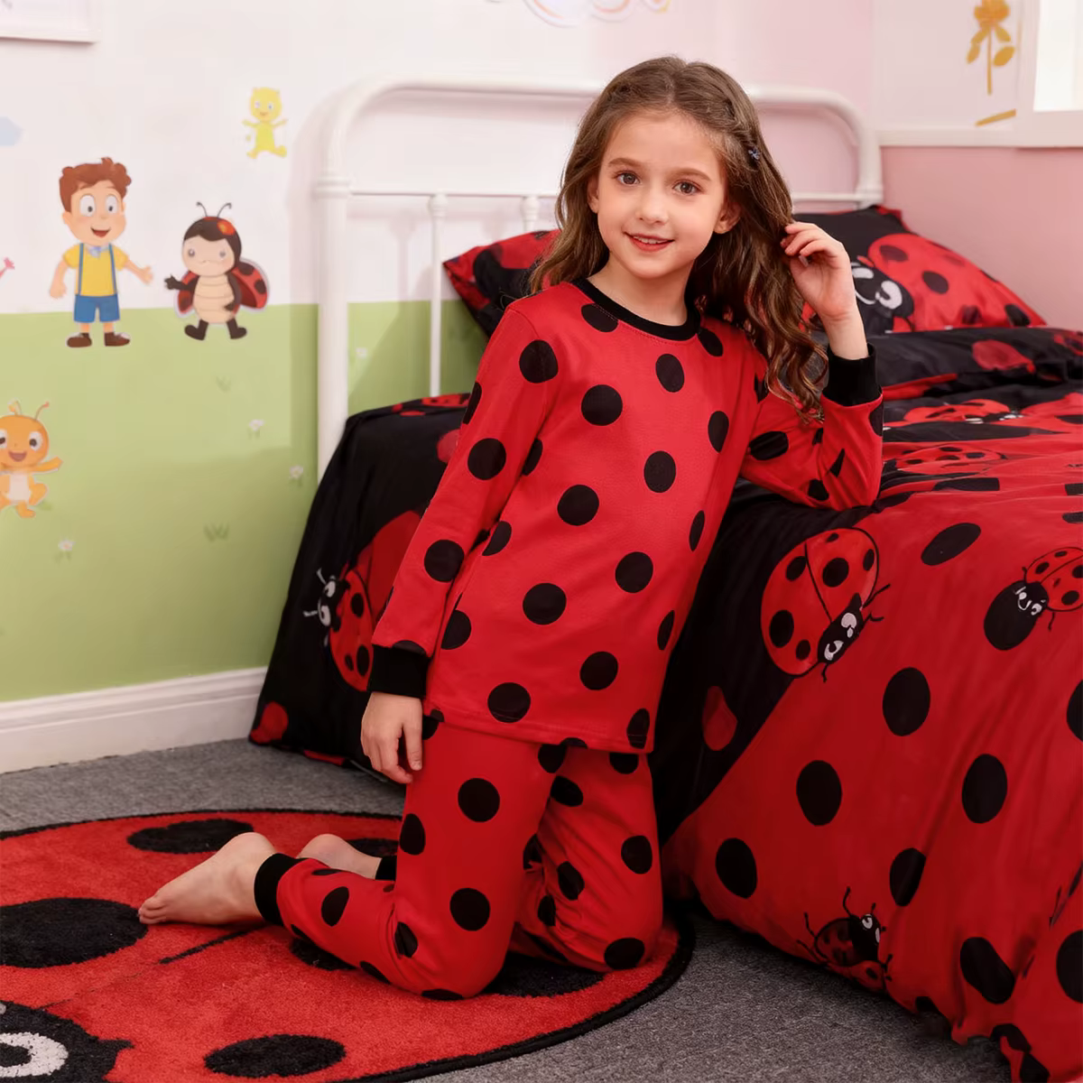 Costume coccinelle pour filles