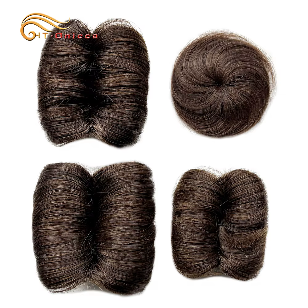 Tissage en lot brésilien naturel bouclé avec Closure circulaire