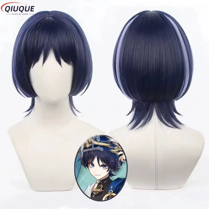 Game Impact planchers amouche Cosplay Perruque