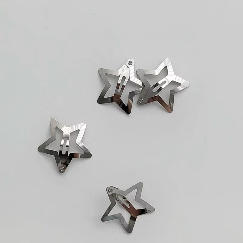 31BB 50 pièces pince à cheveux étoile élégante sophistiquée avec des motifs d'étoiles portable pour confort sûr dans
