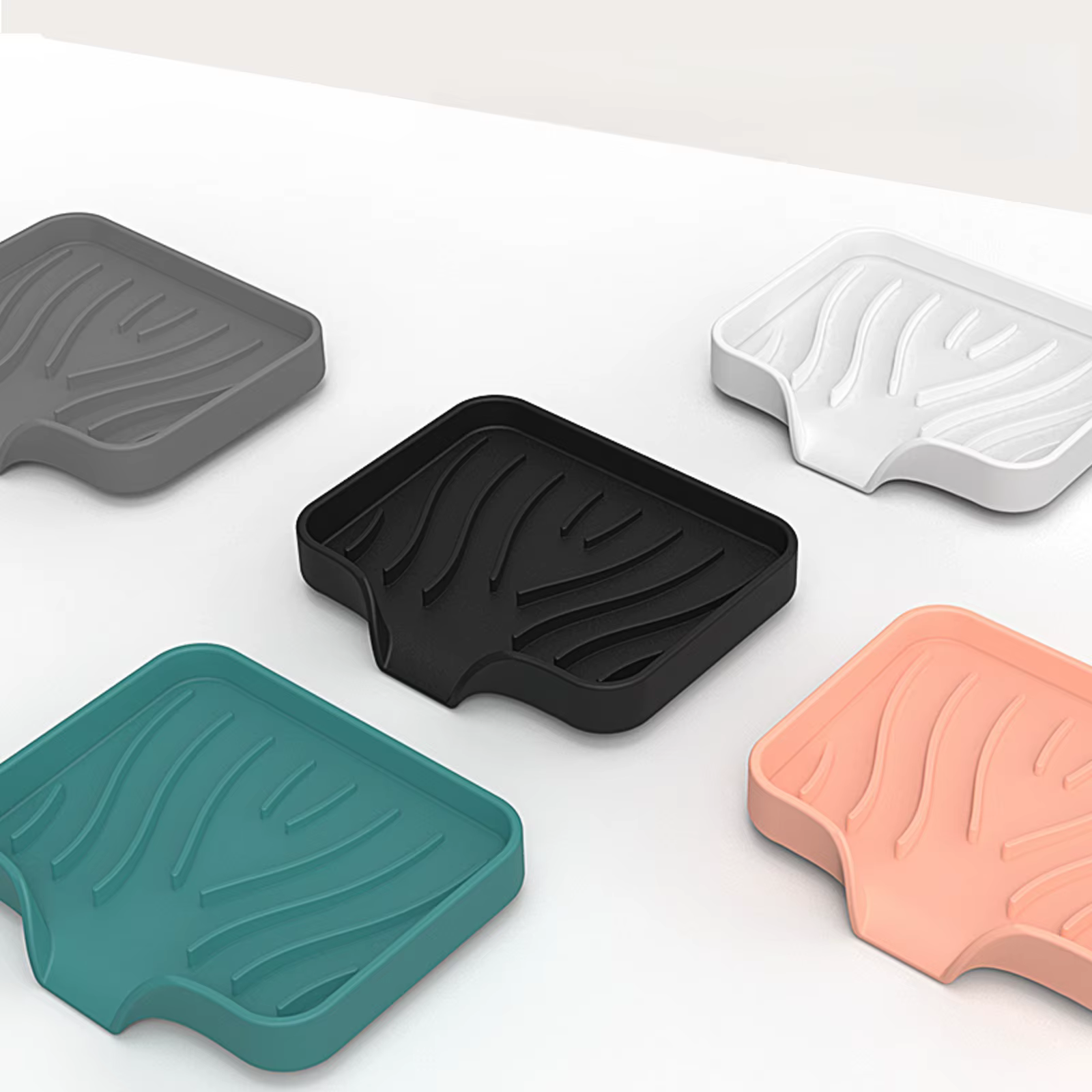 Porte-savon auto-drainant, économiseur de savon, égouttoir cascade porte-savon pour salle de bain, prolonge la durée de vie du savon, garde les barres de savon au sec et propre, 1 pièce