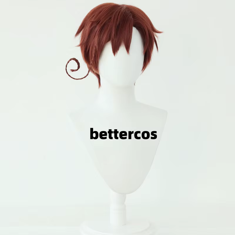 Axis Powers Hetalia perruques sud-aitalie perruque Feliciano Vargas rouge marron Cosplay