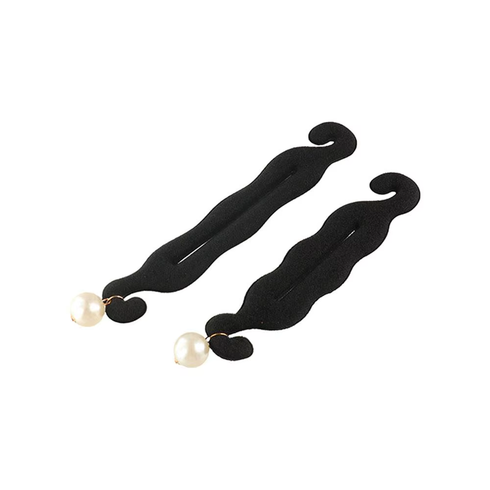 Perle coiffure torsion fabricant cheveux disque beignet facile grand anneau