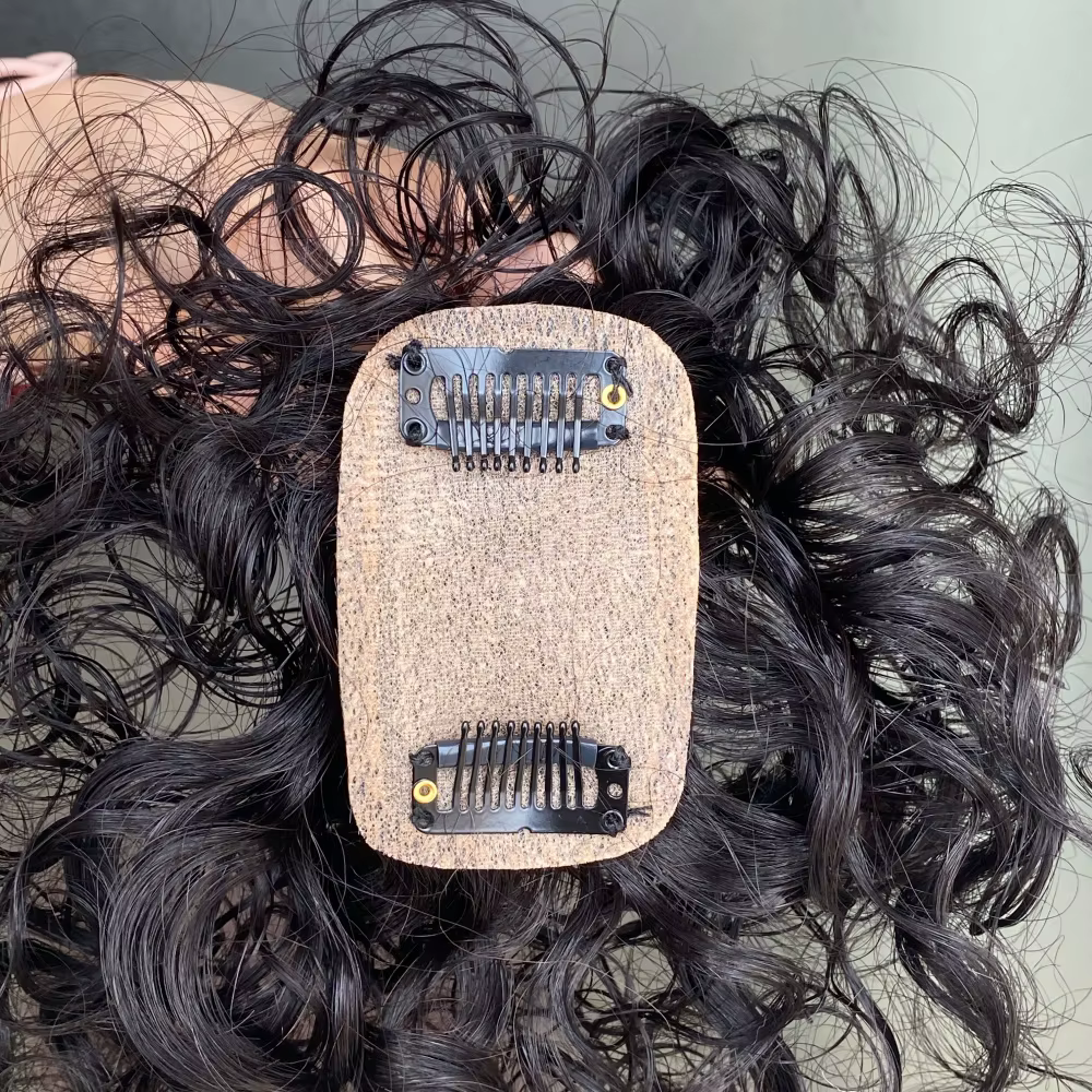 Cheveux bouclés Toppers pour femmes pince