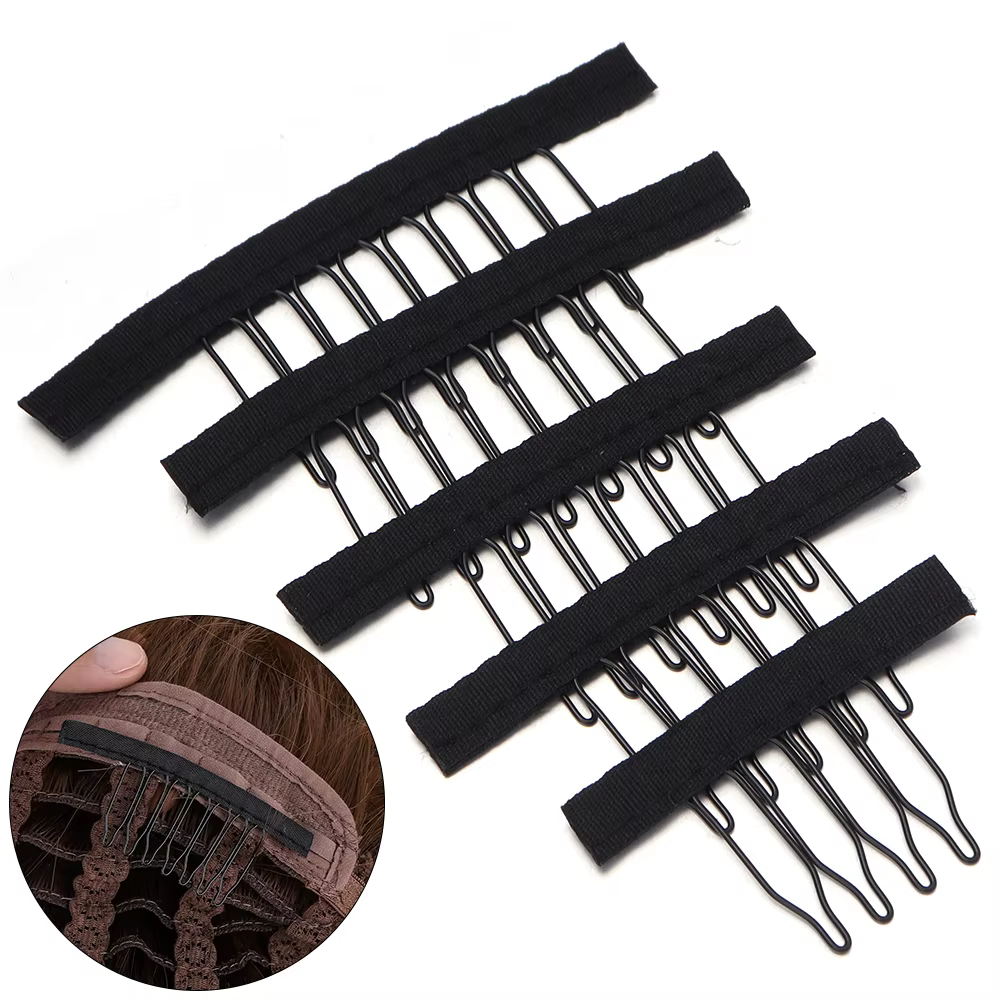 10 clips de peigne pour perruque