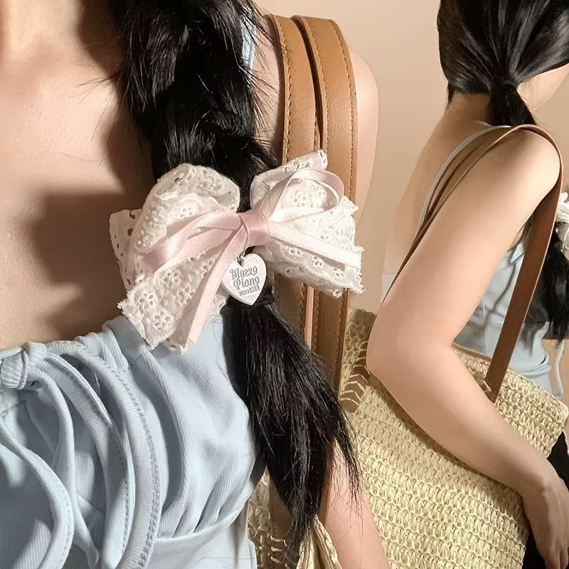 Pinces à cheveux en dentelle pour filles