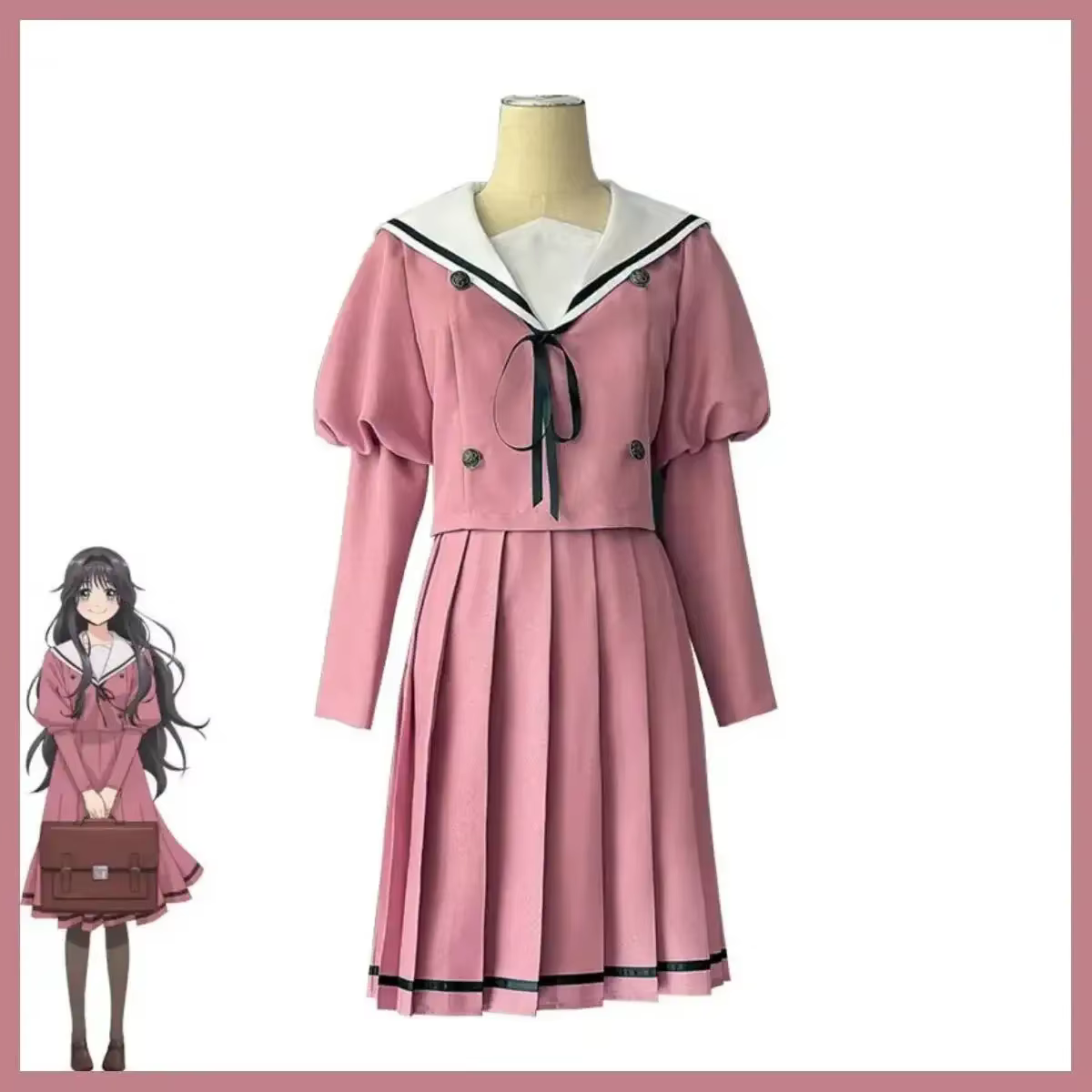 Costume de cosplay Waguri Kaoruko de l'anime The Fragrant Flower Blooms With Dignity
