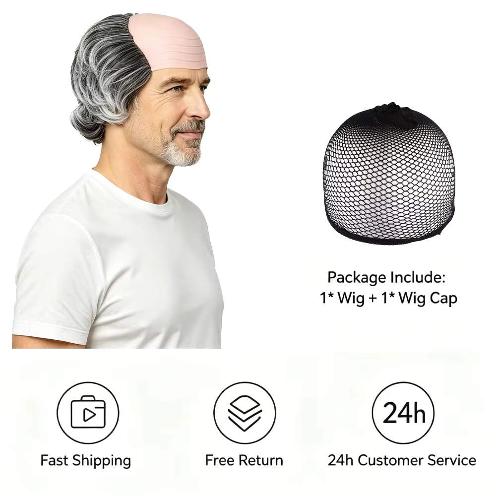 Perruque Einstein pour hommes