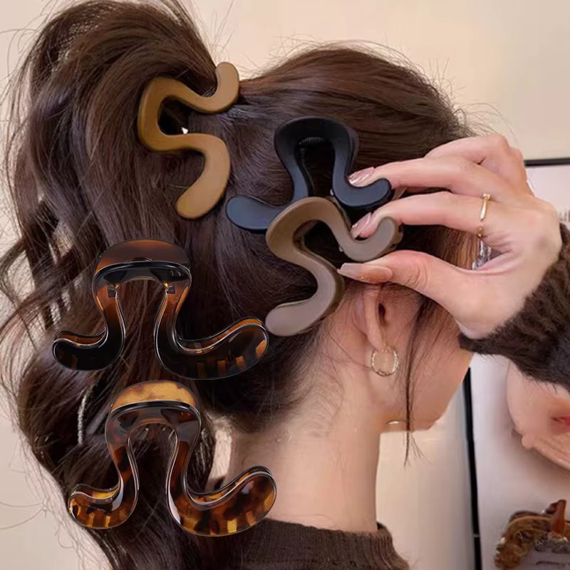 Pince à cheveux pour queue de cheval haute