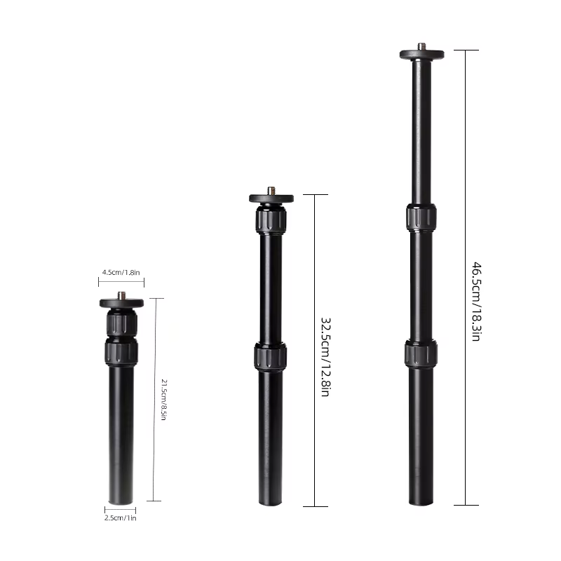 Extension en alliage d'aluminium XILETU XM-263A 465mm le plus récent de l'axe central pour XILETU FM5,FM5S,FM5C