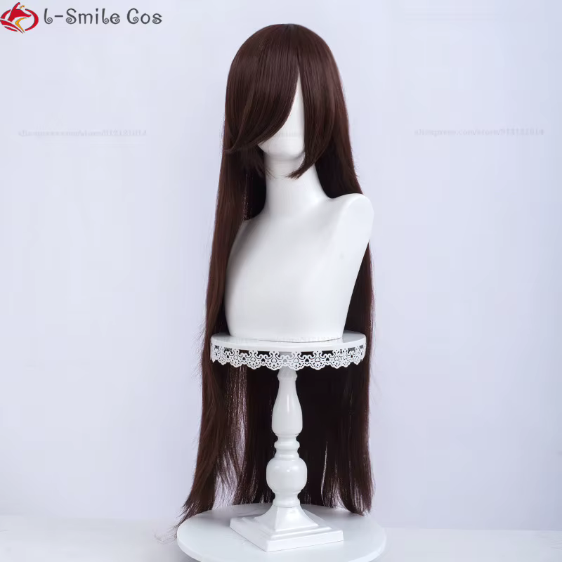 Perruque synthétique lisse et longue de 100cm pour femme