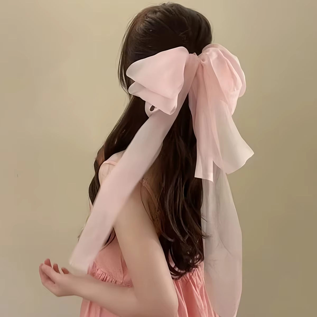 Pince à cheveux à gros nœud