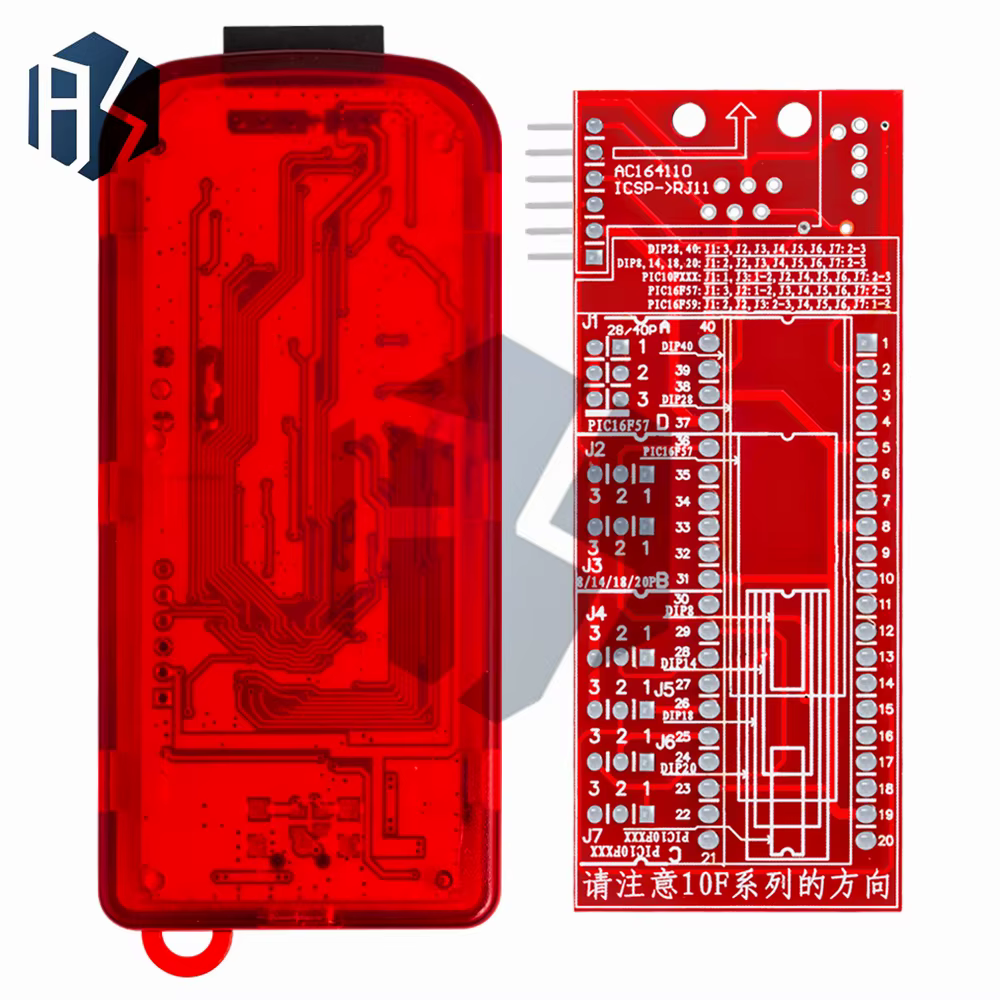 PICKIT3 KIT3.5 PIC KIT3 PICKIT 3 programmeur programmation hors ligne puce de microcontrôleur PIC + siège adaptateur de programmeur PIC