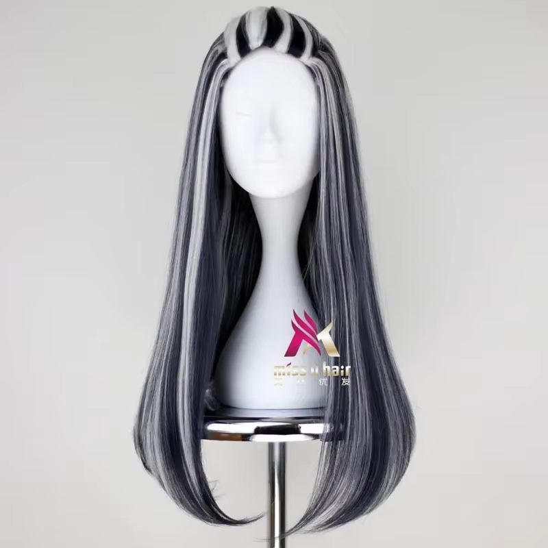 Perruque de Cosplay Synthétique Frankie Monster High