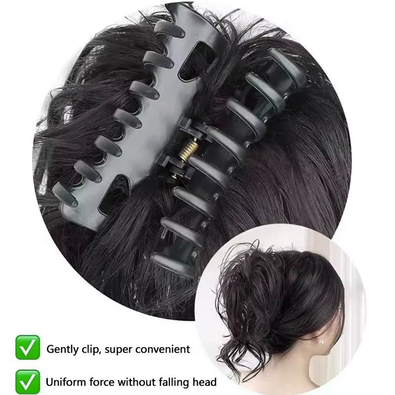 Chignon synthétique bouclé et volumineux
