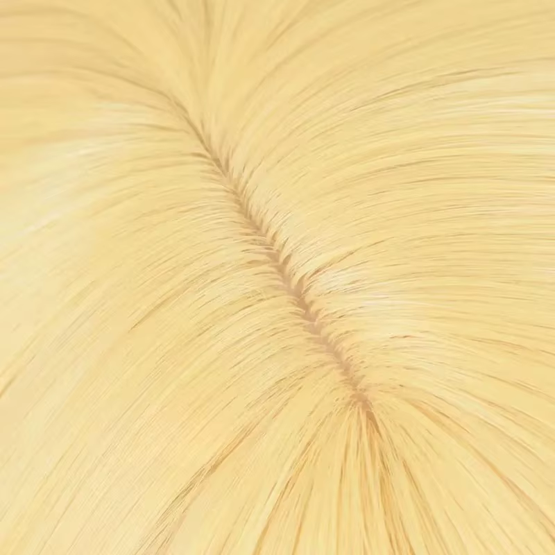 Perruque de cosplay Rin Len - Cheveux synthétiques courts dorés résistants à la chaleur