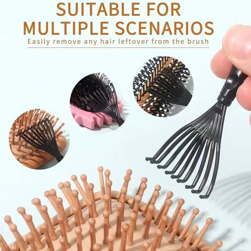 Brosse à cheveux en poils de sanglier (unisexe)