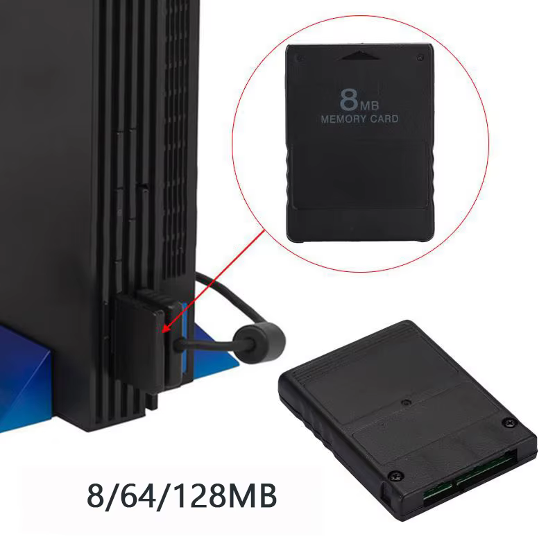 Premium 8MB 64MB 128MB Memory Card Expansion Suitable for Micro SD for Sony Playstation for PS2