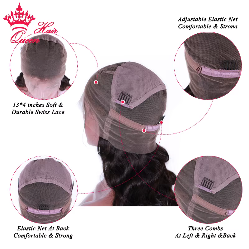 Queen Hair HD Full Lace Wig Body Wave / Straight Raw Human